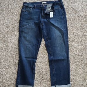 NWT Crop jeans Loft Outlet